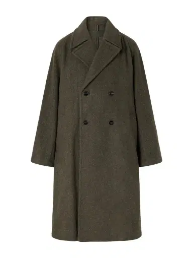 Lemaire Double-Breasted Wool and Alpaca-Blend Felt Coat - Men | Thumbnail 1 Lemaire Double-Breasted Wool and Alpaca-Blend Felt Coat - Men | Thumbnail 1