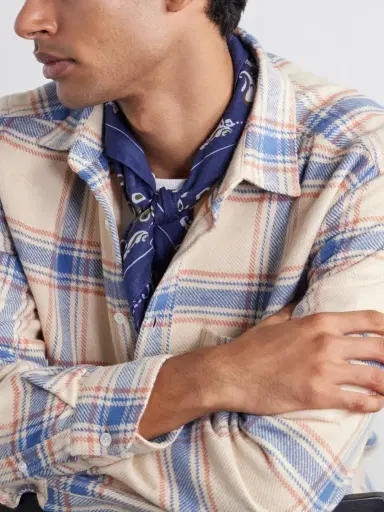 Portuguese Flannel Serena Checked Cotton-Flannel Shirt - Men | Thumbnail 5 Portuguese Flannel Serena Checked Cotton-Flannel Shirt - Men | Thumbnail 5