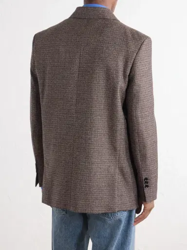 AMI PARIS Double-Breasted Houndstooth Virgin Wool Blazer - Men | Thumbnail 4 AMI PARIS Double-Breasted Houndstooth Virgin Wool Blazer - Men | Thumbnail 4