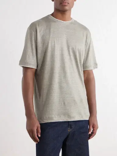 ELEVENTY Linen T-Shirt - Men | Thumbnail 3 ELEVENTY Linen T-Shirt - Men | Thumbnail 3