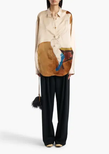 Khaite August Pant In Black Wool | Thumbnail 2 Khaite August Pant In Black Wool | Thumbnail 2