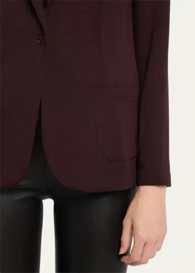 MAJESTIC FILATURES French Terry One-Button Blazer | Thumbnail 5 MAJESTIC FILATURES French Terry One-Button Blazer | Thumbnail 5
