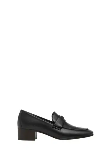 Bougeotte Leather Medallion Heeled Loafers | Thumbnail 1 Bougeotte Leather Medallion Heeled Loafers | Thumbnail 1