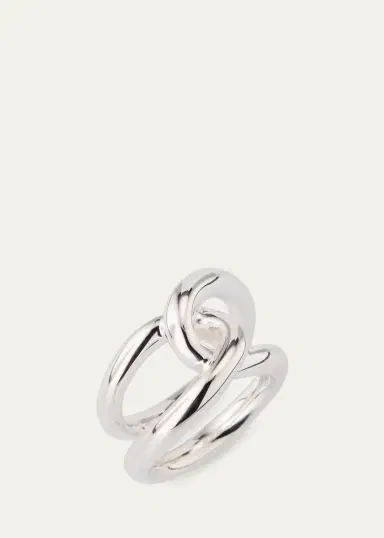 LIÉ STUDIO The Agnes Sterling Silver Knot-Tie Ring | Thumbnail 3 LIÉ STUDIO The Agnes Sterling Silver Knot-Tie Ring | Thumbnail 3