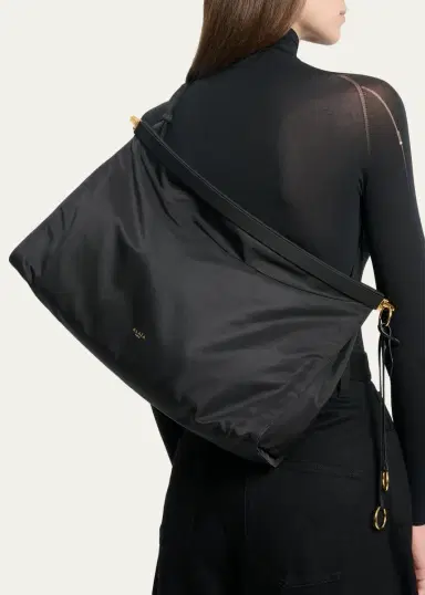Alaïa Le Click Medium East-West Shoulder Bag | Thumbnail 2 Alaïa Le Click Medium East-West Shoulder Bag | Thumbnail 2