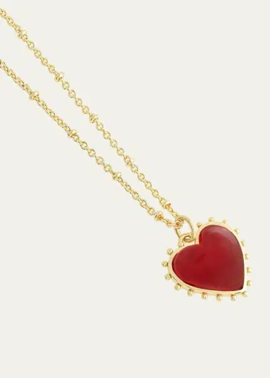 Anabel Aram Jewelry Heart Stone Pendant Necklace | Thumbnail 4 Anabel Aram Jewelry Heart Stone Pendant Necklace | Thumbnail 4