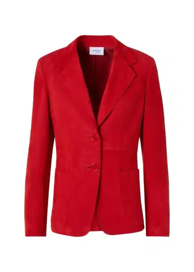 Akris punto Suede Single-Breasted Blazer | Thumbnail 1 Akris punto Suede Single-Breasted Blazer | Thumbnail 1