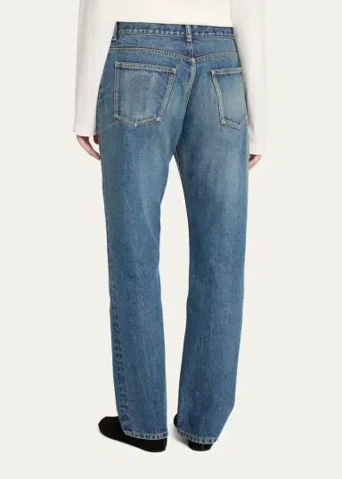 The Row Dinni Low-Rise Straight-Leg Jeans | Thumbnail 3 The Row Dinni Low-Rise Straight-Leg Jeans | Thumbnail 3