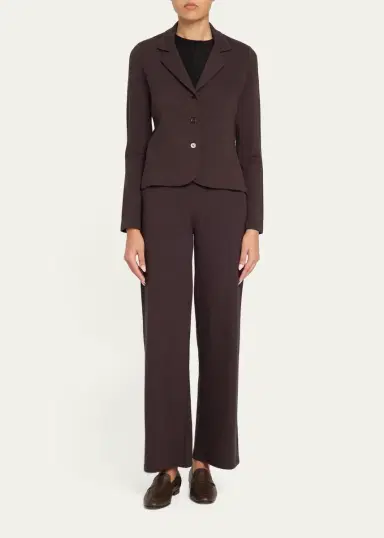 MAJESTIC FILATURES Single-Breasted French Terry Blazer | Thumbnail 2 MAJESTIC FILATURES Single-Breasted French Terry Blazer | Thumbnail 2