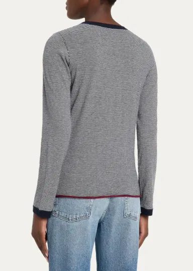 MAJESTIC FILATURES Cashmere Striped Knit Sweater | Thumbnail 3 MAJESTIC FILATURES Cashmere Striped Knit Sweater | Thumbnail 3