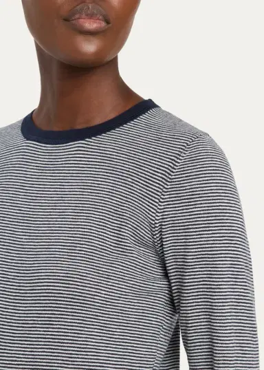 MAJESTIC FILATURES Cashmere Striped Knit Sweater | Thumbnail 5 MAJESTIC FILATURES Cashmere Striped Knit Sweater | Thumbnail 5