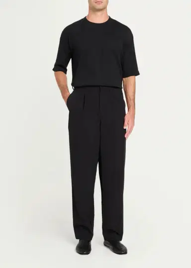 IM MEN Men's Comfort Pleated Trousers | Thumbnail 2 IM MEN Men's Comfort Pleated Trousers | Thumbnail 2