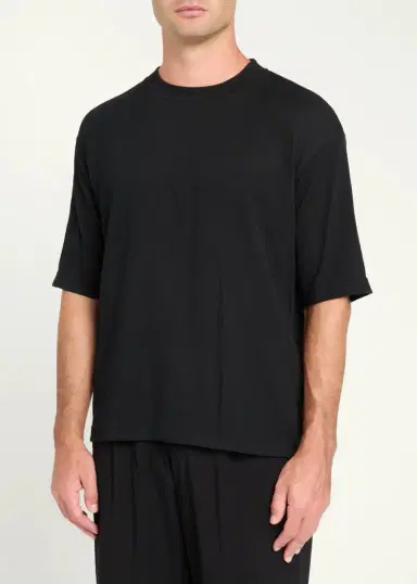 IM MEN Men's Crepe Crewneck T-Shirt | Thumbnail 4 IM MEN Men's Crepe Crewneck T-Shirt | Thumbnail 4
