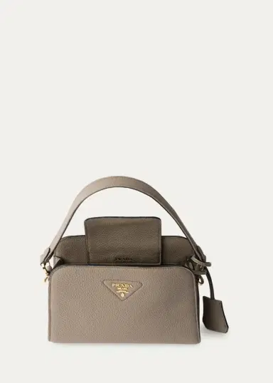 Prada Mini Leather Top-Handle Bag | Thumbnail 4 Prada Mini Leather Top-Handle Bag | Thumbnail 4