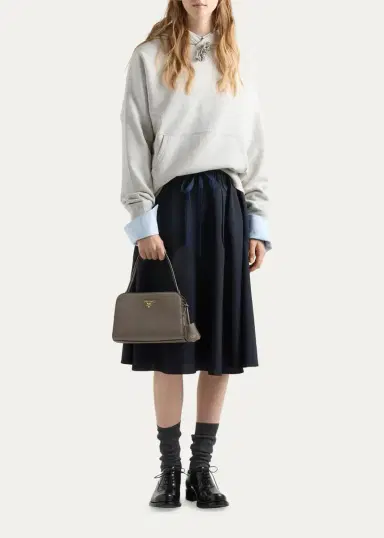 Prada Mini Leather Top-Handle Bag | Thumbnail 5 Prada Mini Leather Top-Handle Bag | Thumbnail 5