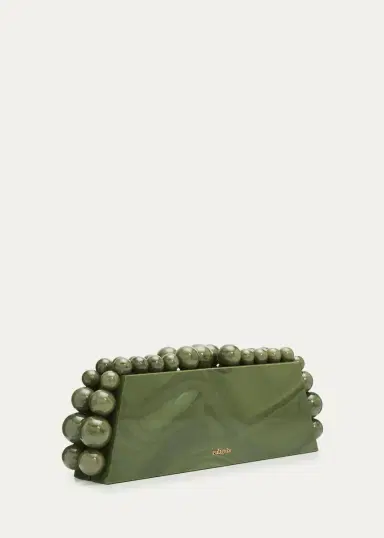 Cult Gaia Eos Lungo Marbled Acrylic Clutch Bag | Thumbnail 2 Cult Gaia Eos Lungo Marbled Acrylic Clutch Bag | Thumbnail 2