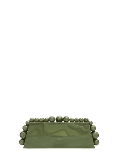 Cult Gaia Eos Lungo Marbled Acrylic Clutch Bag | Thumbnail 1 Cult Gaia Eos Lungo Marbled Acrylic Clutch Bag | Thumbnail 1