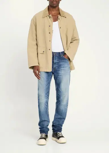 Master Craft Union Men's Straight-Leg Faded Denim Jeans | Thumbnail 2 Master Craft Union Men's Straight-Leg Faded Denim Jeans | Thumbnail 2