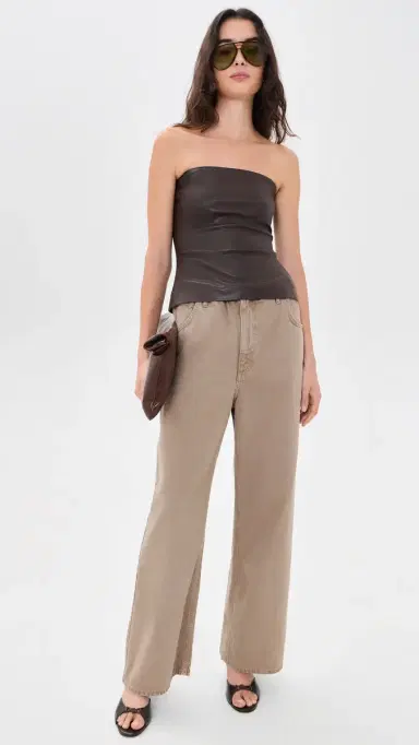 susana monaco Faux Leather Tube Top | Thumbnail 5 susana monaco Faux Leather Tube Top | Thumbnail 5