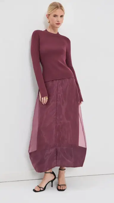 Simkhai Maril Midi Dress | Thumbnail 2 Simkhai Maril Midi Dress | Thumbnail 2
