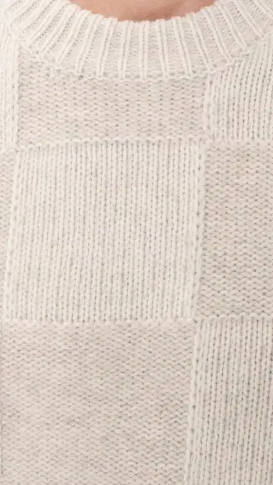 Les Deux Check Knit Sweater | Thumbnail 6 Les Deux Check Knit Sweater | Thumbnail 6