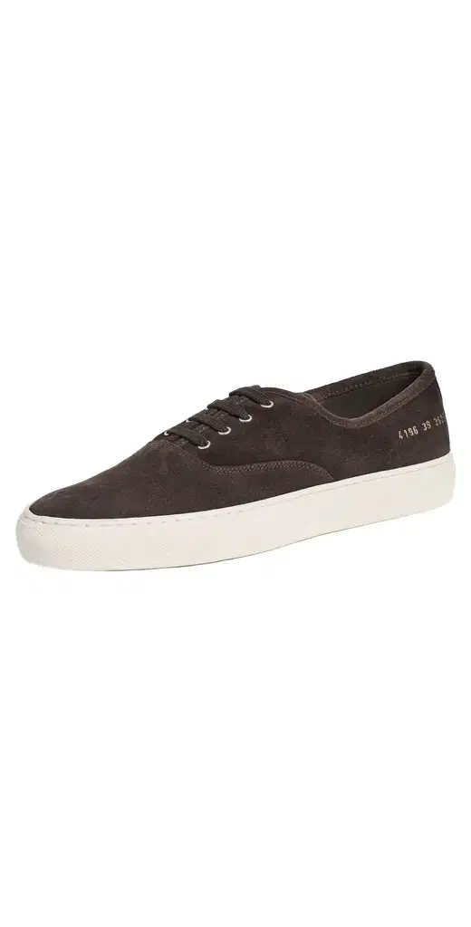 Four Hole Slip On In Suede Four Hole Slip On In Suede