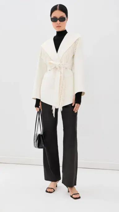 Simkhai Rowen Double-Faced Wool Fringe Jacket | Thumbnail 5 Simkhai Rowen Double-Faced Wool Fringe Jacket | Thumbnail 5