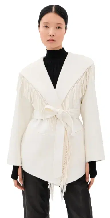 Simkhai Rowen Double-Faced Wool Fringe Jacket | Thumbnail 1 Simkhai Rowen Double-Faced Wool Fringe Jacket | Thumbnail 1