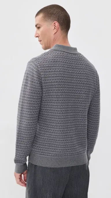 Wax London Oban Mini Geo Polo Sweater | Thumbnail 3 Wax London Oban Mini Geo Polo Sweater | Thumbnail 3