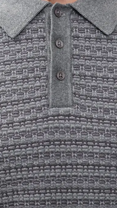 Wax London Oban Mini Geo Polo Sweater | Thumbnail 6 Wax London Oban Mini Geo Polo Sweater | Thumbnail 6