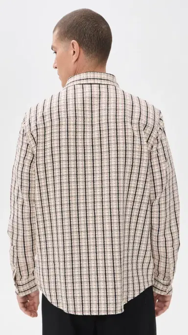 Wax London Shelly Dobby Check Button Down Shirt | Thumbnail 3 Wax London Shelly Dobby Check Button Down Shirt | Thumbnail 3