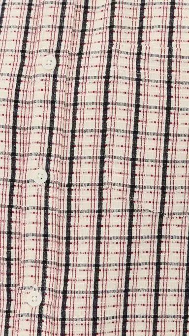 Wax London Shelly Dobby Check Button Down Shirt | Thumbnail 6 Wax London Shelly Dobby Check Button Down Shirt | Thumbnail 6