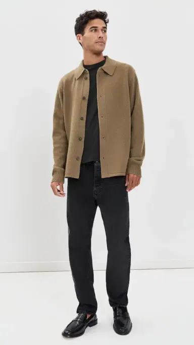 Frame Boiled Wool Shirt Sweater | Thumbnail 5 Frame Boiled Wool Shirt Sweater | Thumbnail 5