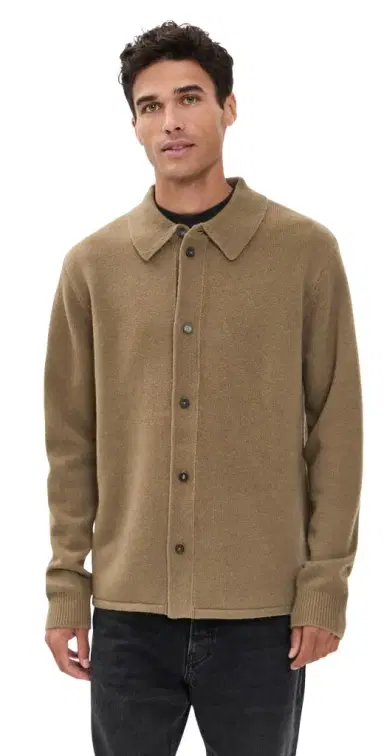 Frame Boiled Wool Shirt Sweater | Thumbnail 1 Frame Boiled Wool Shirt Sweater | Thumbnail 1