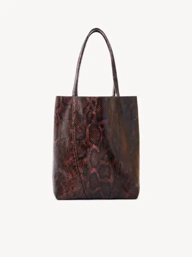 Chloé Chloé Spin tote bag in python-effect leather | Thumbnail 5 Chloé Chloé Spin tote bag in python-effect leather | Thumbnail 5