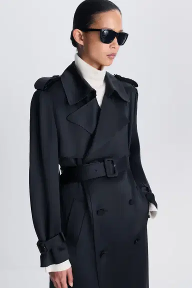 Simkhai Alvida Belted Coat | Thumbnail 4 Simkhai Alvida Belted Coat | Thumbnail 4
