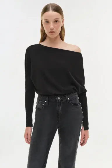 Simkhai Amelia Straight Leg Jean | Thumbnail 3 Simkhai Amelia Straight Leg Jean | Thumbnail 3