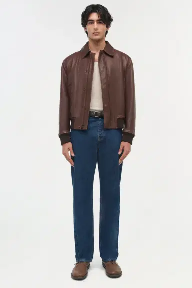 Simkhai Bauer Leather Blouson Jacket | Thumbnail 2 Simkhai Bauer Leather Blouson Jacket | Thumbnail 2