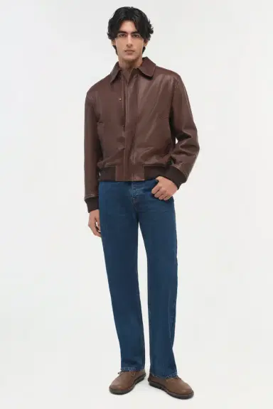Simkhai Bauer Leather Blouson Jacket | Thumbnail 5 Simkhai Bauer Leather Blouson Jacket | Thumbnail 5
