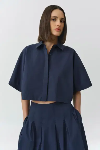 Simkhai Blair Cotton Shirt | Thumbnail 3 Simkhai Blair Cotton Shirt | Thumbnail 3