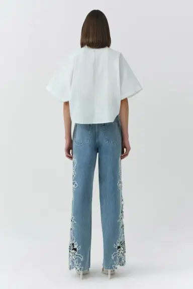 Simkhai Blair Cotton Shirt | Thumbnail 5 Simkhai Blair Cotton Shirt | Thumbnail 5