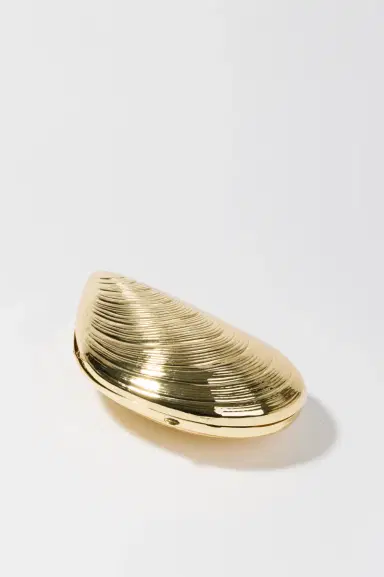 Simkhai Bridget Metal Oyster Clutch | Thumbnail 2 Simkhai Bridget Metal Oyster Clutch | Thumbnail 2