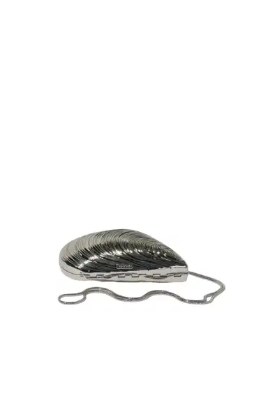 Simkhai Bridget Mini Metal Oyster Clutch | Thumbnail 1 Simkhai Bridget Mini Metal Oyster Clutch | Thumbnail 1