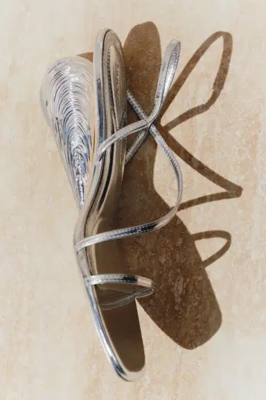 Simkhai Bridget Shell Wedge Sandal | Thumbnail 2 Simkhai Bridget Shell Wedge Sandal | Thumbnail 2
