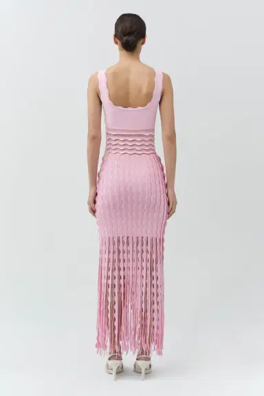 Simkhai Brionne Scalloped Knit Midi Dress | Thumbnail 6 Simkhai Brionne Scalloped Knit Midi Dress | Thumbnail 6