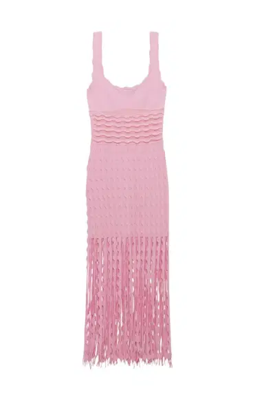 Simkhai Brionne Scalloped Knit Midi Dress | Thumbnail 1 Simkhai Brionne Scalloped Knit Midi Dress | Thumbnail 1