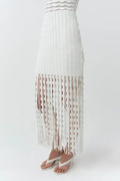 Simkhai Brionne Scalloped Knit Midi Dress | Thumbnail 4 Simkhai Brionne Scalloped Knit Midi Dress | Thumbnail 4