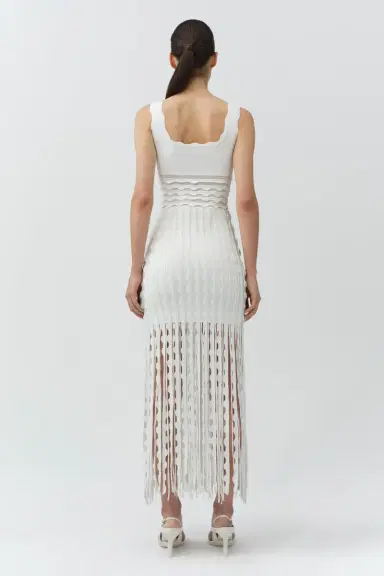 Simkhai Brionne Scalloped Knit Midi Dress | Thumbnail 5 Simkhai Brionne Scalloped Knit Midi Dress | Thumbnail 5
