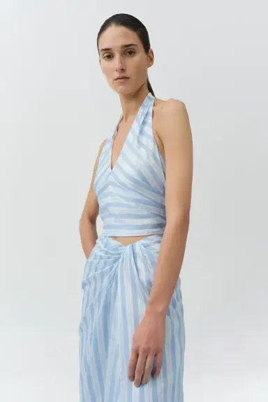 Simkhai Caprie Halter Top | Thumbnail 3 Simkhai Caprie Halter Top | Thumbnail 3
