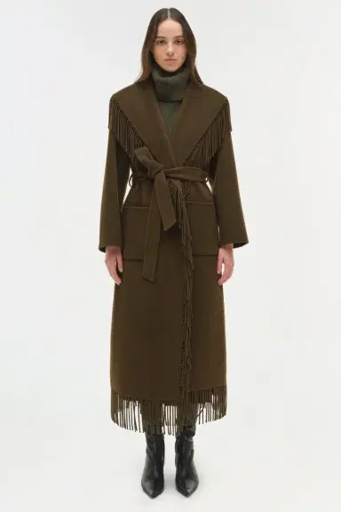 Simkhai Carrie Fringe Coat | Thumbnail 6 Simkhai Carrie Fringe Coat | Thumbnail 6